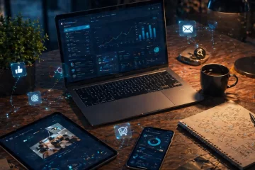 Marketing digital pymes — estrategia multicanal con SEO, email, redes sociales y analítica